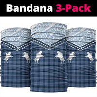 Aloha Hawaii Cowboys Paniolo Neck Gaiter Navy Blue Palaka - Polynesian Pride