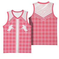 Aloha Hawaii Cowboys Paniolo Basketball Jersey Rose Palaka - Polynesian Pride