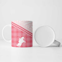 Aloha Hawaii Cowboys Paniolo Ceramic Mug Rose Palaka - Polynesian Pride
