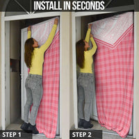 Aloha Hawaii Cowboys Paniolo Door Cover Rose Palaka - Polynesian Pride