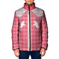 Aloha Hawaii Cowboys Paniolo Padded Jacket Rose Palaka - Polynesian Pride