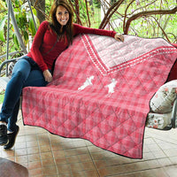 Aloha Hawaii Cowboys Paniolo Quilt Rose Palaka - Polynesian Pride