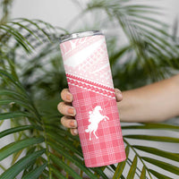 Aloha Hawaii Cowboys Paniolo Skinny Tumbler Rose Palaka - Polynesian Pride