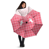 Aloha Hawaii Cowboys Paniolo Umbrella Rose Palaka - Polynesian Pride