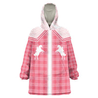 Aloha Hawaii Cowboys Paniolo Wearable Blanket Hoodie Rose Palaka - Polynesian Pride