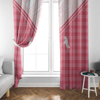 Aloha Hawaii Cowboys Paniolo Window Curtain Rose Palaka - Polynesian Pride