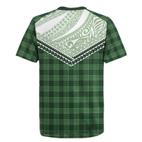 Aloha Hawaii Cowboys Paniolo Rugby Jersey Forest Green Palaka - Polynesian Pride