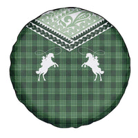 Aloha Hawaii Cowboys Paniolo Spare Tire Cover Forest Green Palaka - Polynesian Pride