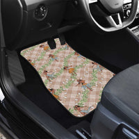Beige Palaka Hula Girls Seamless Hawaii Aloha Car Mats - Polynesian Pride