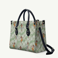 Mint Palaka Hula Girls Seamless Hawaii Aloha Leather Bag LT7 Mint - Polynesian Pride