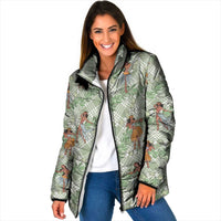 Mint Palaka Hula Girls Seamless Hawaii Aloha Padded Jacket LT7 Women Mint - Polynesian Pride