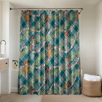 Teal Palaka Hula Girls Seamless Hawaii Aloha Bathroom Set - Polynesian Pride