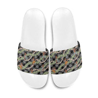 Sable Palaka Hula Girls Seamless Hawaii Aloha Slide Sandals - Polynesian Pride