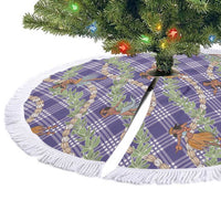 Lavender Palaka Hula Girls Seamless Hawaii Aloha Tree Skirt - Polynesian Pride