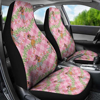 Lokelani Pink Palaka Hula Girls Seamless Hawaii Aloha Car Seat Cover LT7 - Polynesian Pride