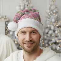 Lokelani Pink Palaka Hula Girls Seamless Hawaii Aloha Christmas Santa Hat - Polynesian Pride