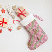 Lokelani Pink Palaka Hula Girls Seamless Hawaii Aloha Christmas Stocking - Polynesian Pride