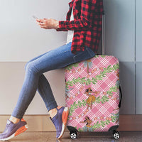 Lokelani Pink Palaka Hula Girls Seamless Hawaii Aloha Luggage Cover LT7 - Polynesian Pride