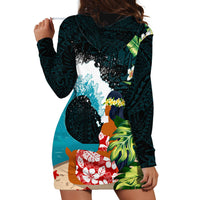 Tahiti Ia Orana Hoodie Dress Tahitian Vahine LT7 - Polynesian Pride