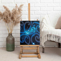 New Zealand Maori Matariki Canvas Wall Art Galaxy Kowhaiwhai