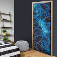 New Zealand Maori Matariki Door Cover Galaxy Kowhaiwhai LT7 - Polynesian Pride