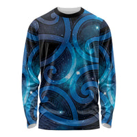 New Zealand Maori Matariki Long Sleeve Shirt Galaxy Kowhaiwhai LT7 Unisex Galaxy - Polynesian Pride