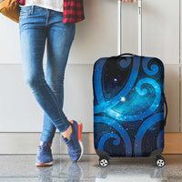 New Zealand Maori Matariki Luggage Cover Galaxy Kowhaiwhai