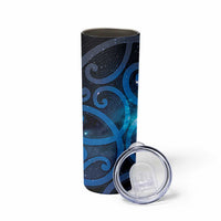 New Zealand Maori Matariki Skinny Tumbler Galaxy Kowhaiwhai
