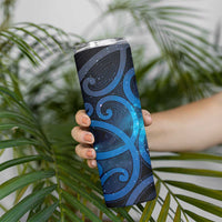 New Zealand Maori Matariki Skinny Tumbler Galaxy Kowhaiwhai