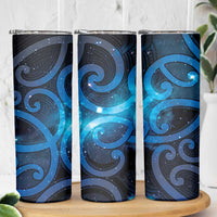 New Zealand Maori Matariki Skinny Tumbler Galaxy Kowhaiwhai