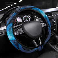 New Zealand Maori Matariki Steering Wheel Cover Galaxy Kowhaiwhai LT7 Universal Fit Galaxy - Polynesian Pride