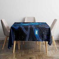 New Zealand Maori Matariki Tablecloth Galaxy Kowhaiwhai