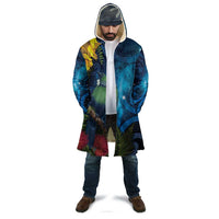 Tui Bird New Zealand Starry Sky Cloak Maori Koru