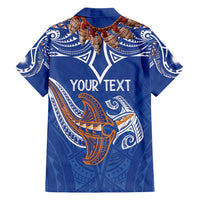 Yokwe Marshall Islands Personalized Family Matching Off Shoulder Maxi Dress and Hawaiian Shirt Jemenei Day - Seashell Necklace