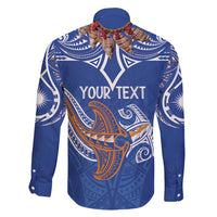Yokwe Marshall Islands Personalized Family Matching Off Shoulder Maxi Dress and Hawaiian Shirt Jemenei Day - Seashell Necklace
