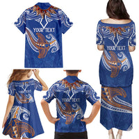 Yokwe Marshall Islands Personalized Family Matching Puletasi and Hawaiian Shirt Jemenei Day - Seashell Necklace