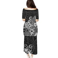 Polynesia Puletasi Plumeria Black Curves LT7 - Polynesian Pride