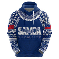 Custom Samoa Rugby Hoodie WC 2023 Champions LT7 - Polynesian Pride