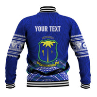 Personalised Fiji Natabua High School Baseball Jacket Kaviti Tapa Mix Colors Proud NHS LT7 - Polynesian Pride