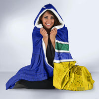 Personalised Fiji Natabua High School Hooded Blanket Kaviti Tapa Mix Colors Proud NHS LT7 - Polynesian Pride