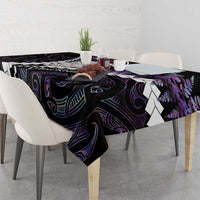 New Zealand Personalised Tablecloth Meri Kirihimete Kowhaiwhai Mix Paua Shell - Amethys LT7 - Polynesian Pride