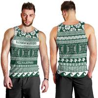 Hawaii Rainbow Warriors Christmas Men Tank Top Kakau Motifs LT7 - Polynesian Pride