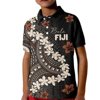 Bula Fiji Women's Day Kid Polo Shirt Classic Masi Tapa