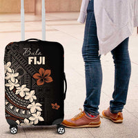 Bula Fiji Women's Day Luggage Cover Classic Masi Tapa LT7 Brown - Polynesian Pride