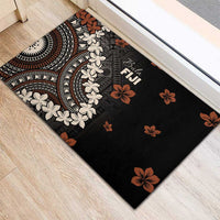 Bula Fiji Women's Day Rubber Doormat Classic Masi Tapa