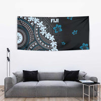Bula Fiji Women's Day Tapestry Indigo Masi Tapa