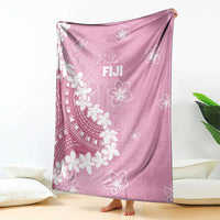 Bula Fiji Women's Day Blanket Pink Masi Tapa