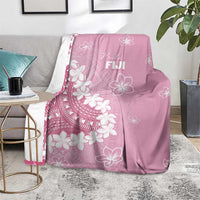 Bula Fiji Women's Day Blanket Pink Masi Tapa