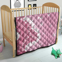 Bula Fiji Women's Day Quilt Pink Masi Tapa