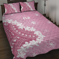 Bula Fiji Women's Day Quilt Bed Set Pink Masi Tapa